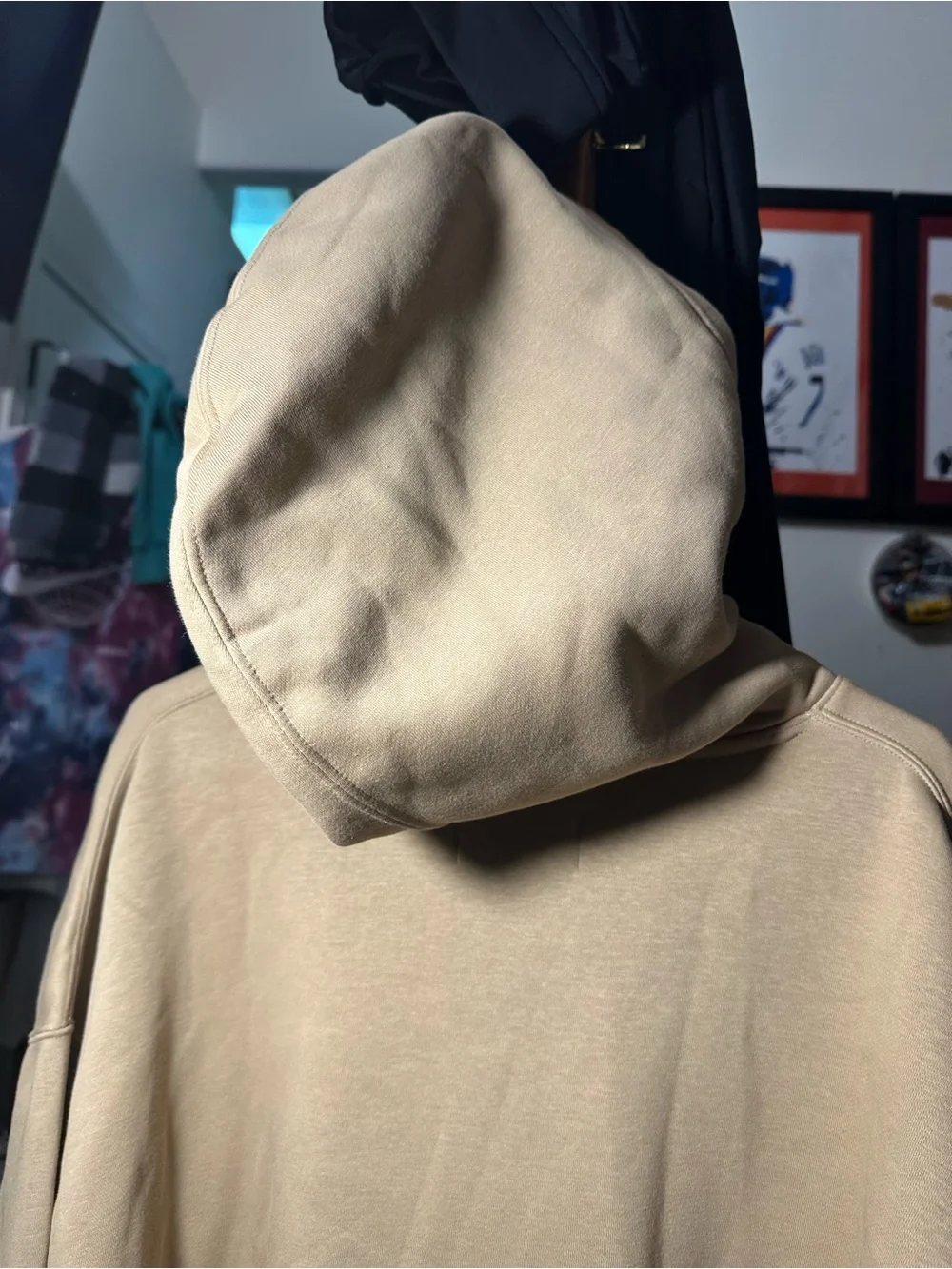 Air Jordan Men's Nike Pullover Oversized Hoodie Jumpman Logo Embroidered